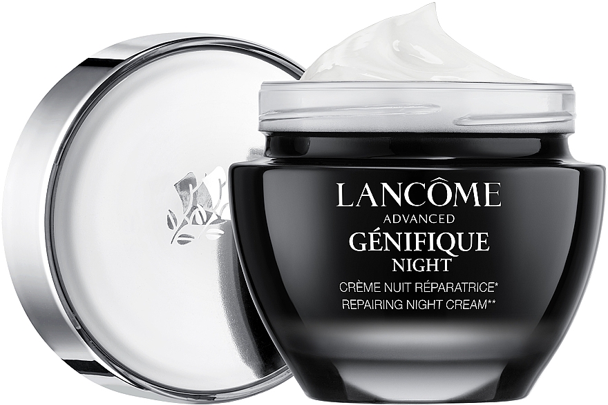 Regenerujący krem do twarzy na noc przywracający funkcje ochronne skóry - Lancome Advanced Genifique Night — Zdjęcie N3