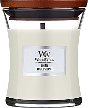 Kup Świeca zapachowa w szkle - WoodWick Hourglass Candle Linen