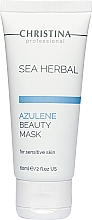 Kup Azulenowa maska upiększająca do skóry wrażliwej - Christina Sea Herbal Beauty Mask Azulene