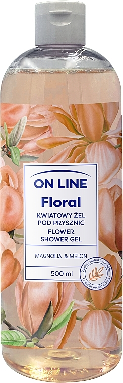 Żel pod prysznic Magnolia i melon - On Line Floral Flower Shower Gel Magnolia & Melon — Zdjęcie N2