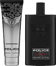 Police Extreme - Zestaw (edt/100ml + shampo/100ml) — Zdjęcie N2