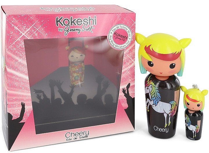 Kokeshi Parfums Cheery by Jeremy Scott - Zestaw (edt/50ml + edt/mini/5ml) — Zdjęcie N1