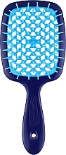 Szczotka do włosów 86SP234 VIT, fioletowy z niebieskim - Janeke Small Superbrush  — Zdjęcie N1