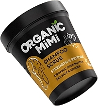 Kup Szampon-peeling wzmacniający i odbudowujący włosy Sól morska i imbir - Organic Mimi Shampoo Scrub Strength & Restore Sea Salt & Ginger