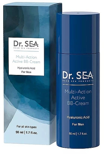 Wielofunkcyjny aktywny krem BB dla mężczyzn - Dr. Sea Multi-Action Active BB-Cream For Men — Zdjęcie N1