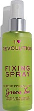 Kup Spray utrwalający makijaż - I Heart Revolution Fixing Spray Green Tea