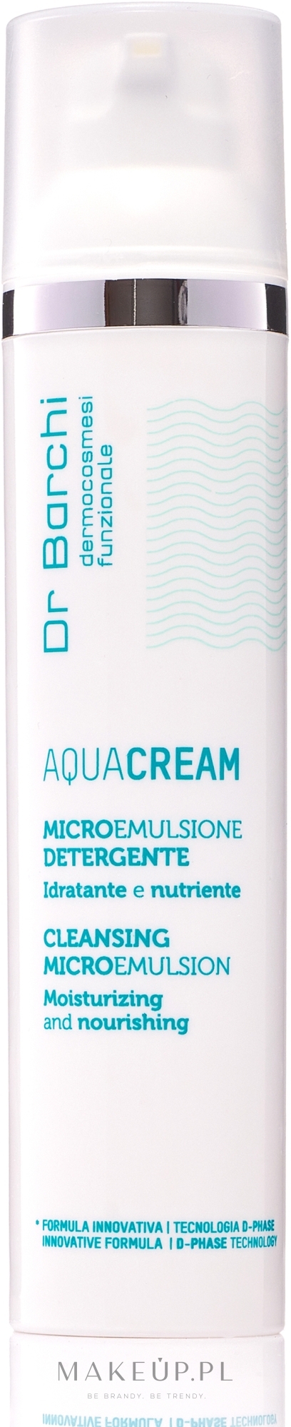 Oczyszczająca mikroemulsja do twarzy, szyi i dekoltu - Dr. Barchi Aqua Cream Cleansing Microemulsion  — Zdjęcie 100 ml