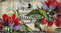 Naturalne mydło w kostce - Florinda Sapone Vegetale Passion Flower — Zdjęcie N1