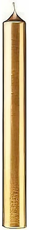 Świeca stołowa, średnica 2,2 cm, wysokość 20 cm, złota - Bougies La Francaise Or — Zdjęcie N1