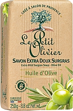 Delikatne mydło kosmetyczne Ekstrakt z oliwek - Le Petit Olivier Extra mild soap Olive oil — Zdjęcie N2