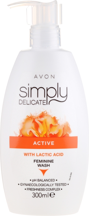 Krem-żel do higieny intymnej z kwasem mlekowego - Avon Simpy Delicate Feminine Wash — Zdjęcie N1