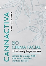 PREZENT! Nawilżający krem do twarzy - Cannactiva Moisturizing CBD Face Cream — Zdjęcie N1