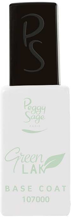 Baza pod lakier hybrydowy - Peggy Sage Base Coat Green Lak — Zdjęcie N1