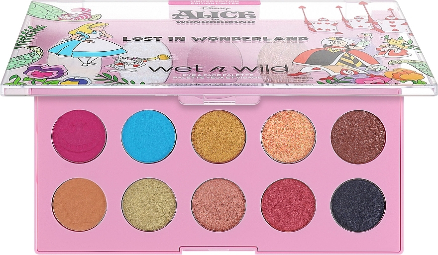 Paleta do makijażu oczu i twarzy - Wet N Wild Alice in Wonderland Lost In Wonderland Eye & Face Palette — Zdjęcie N1