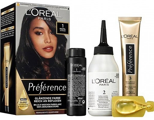 Farba do włosów - L'Oreal Paris Preference  — Zdjęcie N1