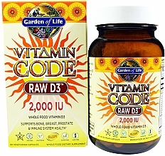 Kup Suplement diety - Garden of Life Vitamin Code Raw D3, 50 mcg