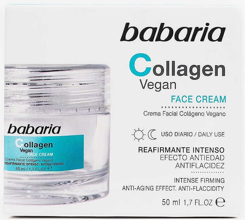 Ujędrniający krem do twarzy z kolagenem - Babaria Collagen Intense Firming Anti-Anging Face Cream — Zdjęcie N1