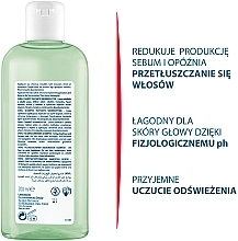 Pielęgnujący szampon do przetłuszczających się włosów regulujący wydzielanie sebum - Ducray Sabal Shampoo — Zdjęcie N5