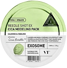 Maska na twarz z wodorostami - VT Cosmetics Reedle Shot EX Cica Modeling Pack — Zdjęcie N1