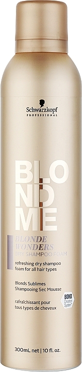 Suchy szampon do włosów blond - Schwarzkopf Professional Blondme Blonde Wonders Dry Shampoo Foam — Zdjęcie N1