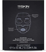 Maseczka na twarz i szyję - 111Skin Celestial Black Diamond Lifting And Firming Mask — Zdjęcie N1