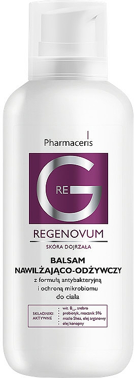 Nawilżająco-odżywczy balsam do ciała z formułą antybakteryjną - Pharmaceris G Regenovum Moisturizing & Nourishing Balm — Zdjęcie N1