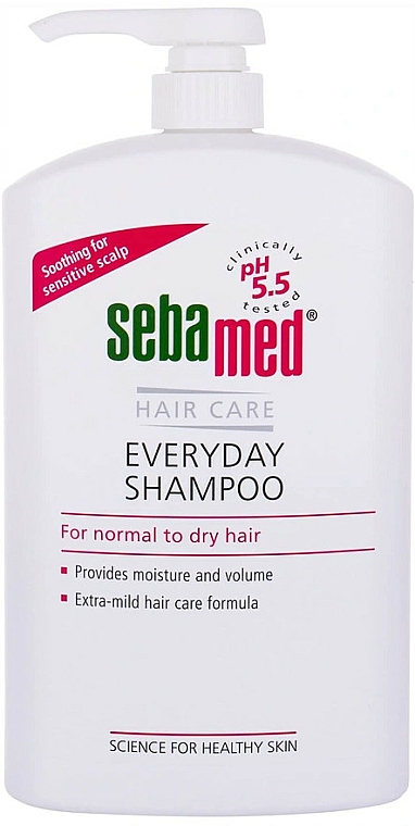 Szampon do włosów normalnych i suchych - Sebamed Everyday Shampoo — Zdjęcie N1