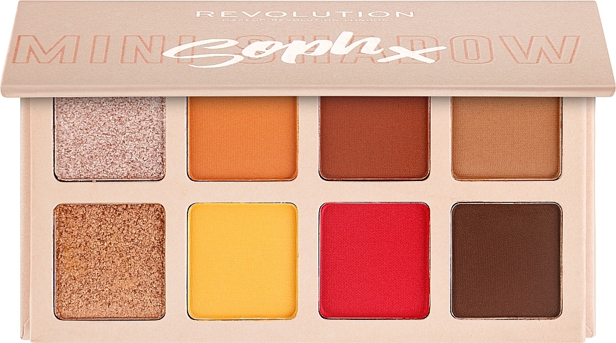 Paleta cieni do powiek - Makeup Revolution X Soph Mini Spice Eyeshadow Palette — Zdjęcie N1