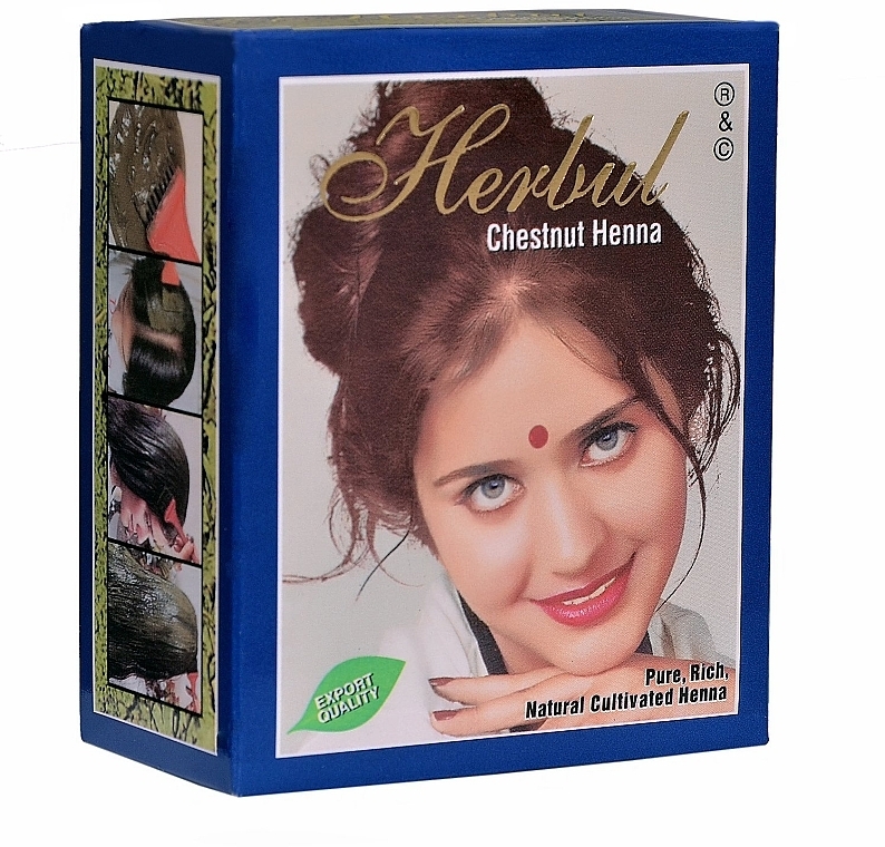 Henna do włosów, kasztanowa - Herbul Chestnut Henna — Zdjęcie N2