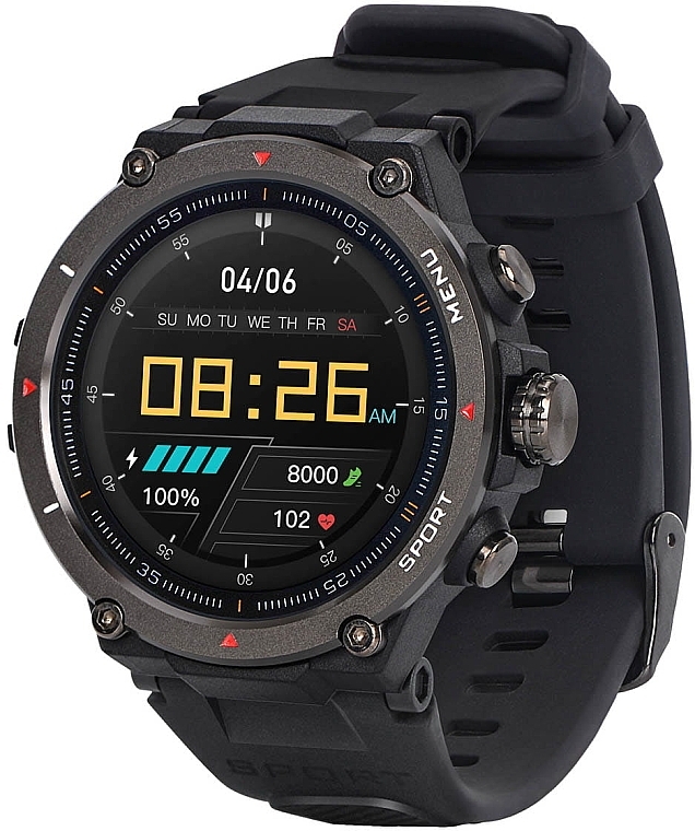 Smartwatch dla mężczyzn, czarny - Garett Smartwatch GRS PRO — Zdjęcie N1