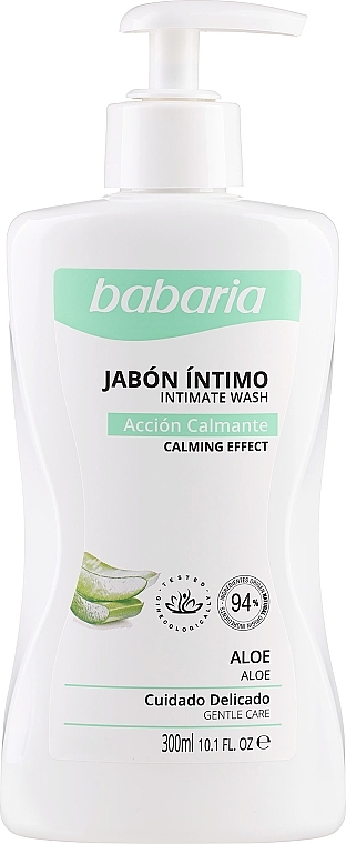 Łagodzący żel do higieny intymnej - Babaria Intimate Hygiene Soap Aloe Vera