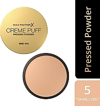 Matujący puder prasowany, 14 g - Max Factor Creme Puff Pressed Powder — Zdjęcie N5