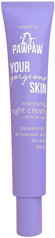 Odmładzający krem do twarzy na noc - Dr. PAWPAW Your Gorgeous Skin Rejuvenating Night Cream — Zdjęcie N1