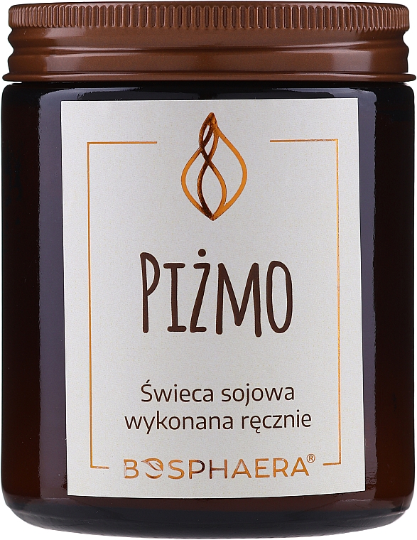 Zapachowa świeca sojowa Piżmo - Bosphaera — Zdjęcie N1