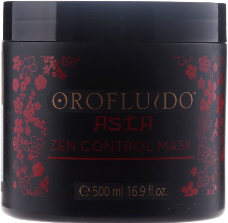 Odżywcza maska do włosów puszących się - Orofluido Asia Zen Control Mask