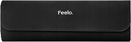 Elektryczna szczoteczka do zębów, czarna - Feelo Pro Sonic Toothbrush Premium Set  — Zdjęcie N5
