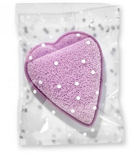 Gąbka do mycia twarzy, fioletowa - IDC Institute Facial Cleansing Sponge — Zdjęcie N1