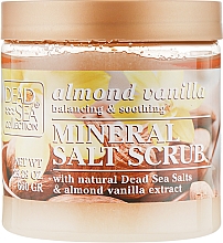 Kup Peeling do ciała z minerałami z Morza Martwego, olejem migdałowym i waniliowym - Dead Sea Collection Almond Vanilla Mineral Salt Scrub