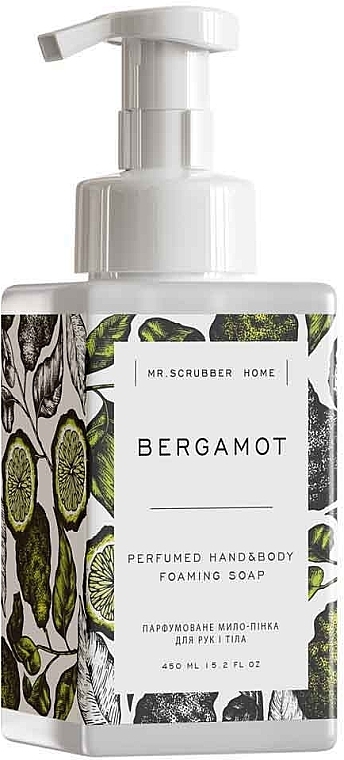 Perfumowane mydło w piance do rąk i ciała - Mr.Scrubber Home Bergamot — Zdjęcie N1