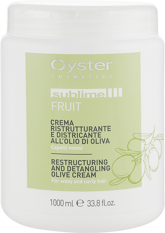 Maska do włosów z ekstraktem z oliwek - Oyster Cosmetics Sublime Fruit Olive Extract Mask — Zdjęcie N1