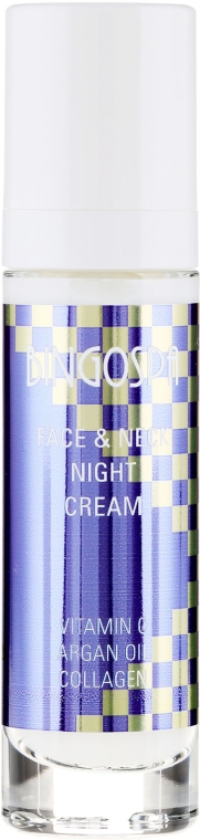 Krem na noc do twarzy i szyi z witaminą C, olejem arganowym i kolagenem - BingoSpa Face & Neck Night Cream — Zdjęcie N2