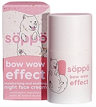 Kup WYPRZEDAŻ Nawilżający i kojący krem do twarzy na noc - Soppo Bow Wow Effect Moisturizing And Soothing Night Face Cream *