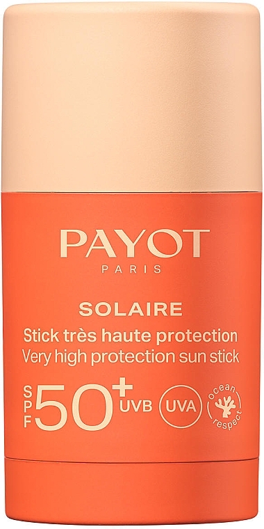 Sztyft przeciwsłoneczny do twarzy SPF 50+ - Payot Solaire High Protection Sun Stick SPF50 — Zdjęcie N1