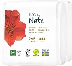 Podpaski higieniczne, 10 szt. - Eco by Naty Large Travel Pack Liners — Zdjęcie N1