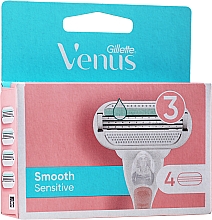Kup Wymienne ostrza do golenia, 4 szt - Gillette Venus Smooth Sensitive Pink