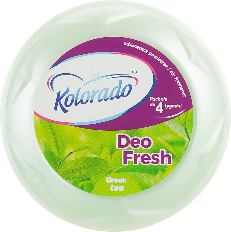 Odświeżacz powietrza w żelu Zielona herbata - Kolorado Deo Fresh Deluxe — Zdjęcie N1