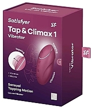Kup Stymulator łechtaczki, czerwony - Satisfyer Tap & Climax 1 Red