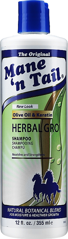 Ziołowy szampon do włosów - Mane 'n Tail The Original Herbal Gro Shampoo — Zdjęcie N1