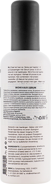 Odbudowujące serum do włosów - Mohi Hair Serum — Zdjęcie N2
