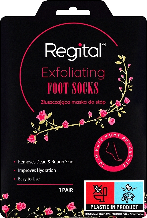 PRZECENA! Złuszczające skarpetki do stóp - Regital Exfoliating Foot Socks * — Zdjęcie N1